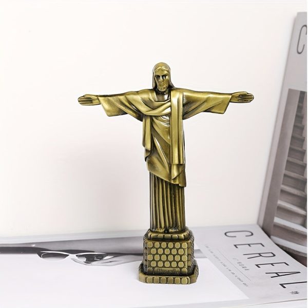 Goodsright Decor 1pc Brazilian Landmark Tourist Building Model Ornament, Iron Crafts Decoration Living Room Restaurant Holiday Gift Souvenir