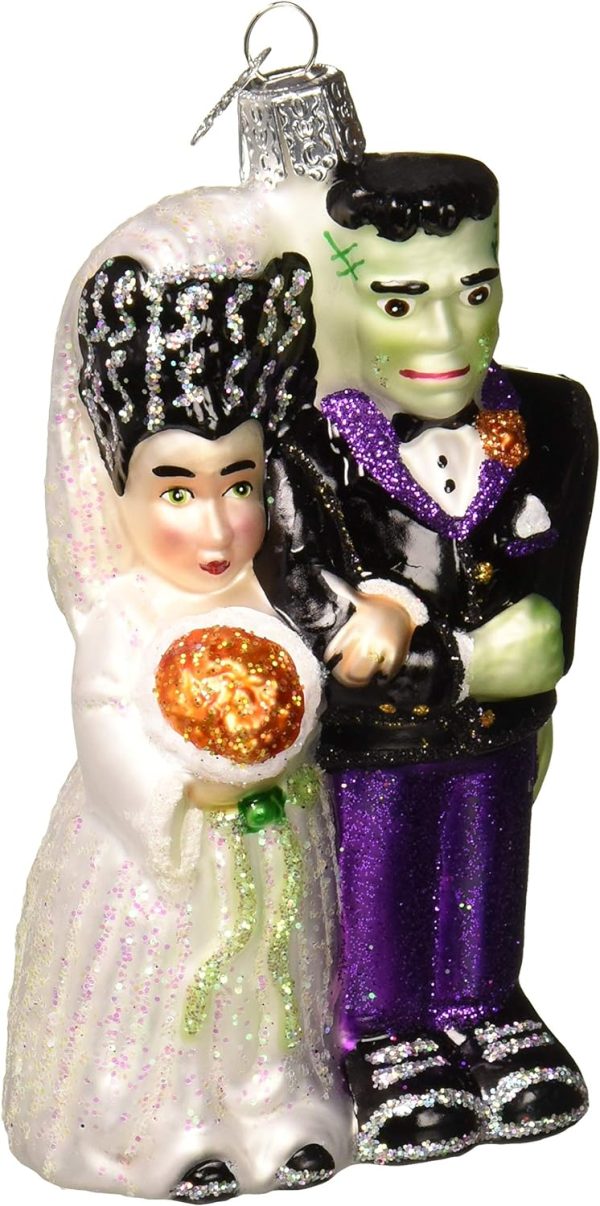 Goodsright Decor Old World Christmas Halloween Decorations Glass Blown Ornaments for Christmas Tree Mr. Bones, 26066