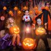 Goodsright Decor Halloween Pumpkin Lights, 7Ft Pumpkin String Lights with 10 Mini Jack-O-Pumpkins & 25 Mini Orange Halloween Theme Lights for Indoor/Outdoor, Wedding, Bedroom, Home, Window, Halloween Decorations
