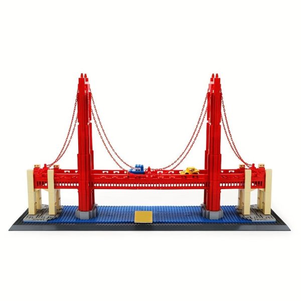 Goodsright Decor 1977pcs Famous Places Series Classic Bridge Block Model, Creative Block Ornament, High Difficult Three-dimensional Assembling Collectible Model, DIY Gift