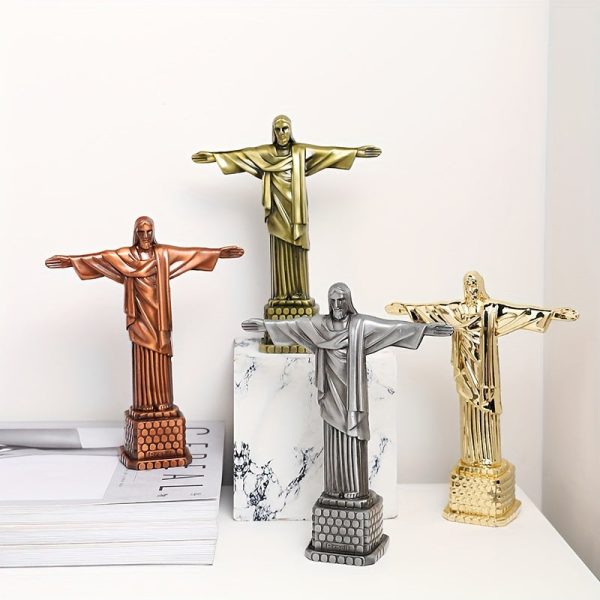 Goodsright Decor 1pc Brazilian Landmark Tourist Building Model Ornament, Iron Crafts Decoration Living Room Restaurant Holiday Gift Souvenir