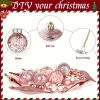 Goodsright Decor 40-Piece Christmas Decoration Set - Vibrant Balls, Ice Cones, and Snowflake Pendants for Magical Tree Display and Holiday Party Decor - Exclusively Designed for the Festive Season
