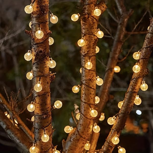 Goodsright Decor 100-Bulb Multi-Color LED String Lights 64ft - Waterproof, Dimmable Globe with Timer, 8 Modes - Perfect for All-Year Festivities