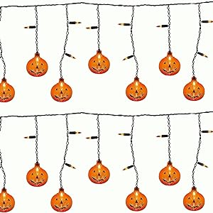 Orange Curtain Lights