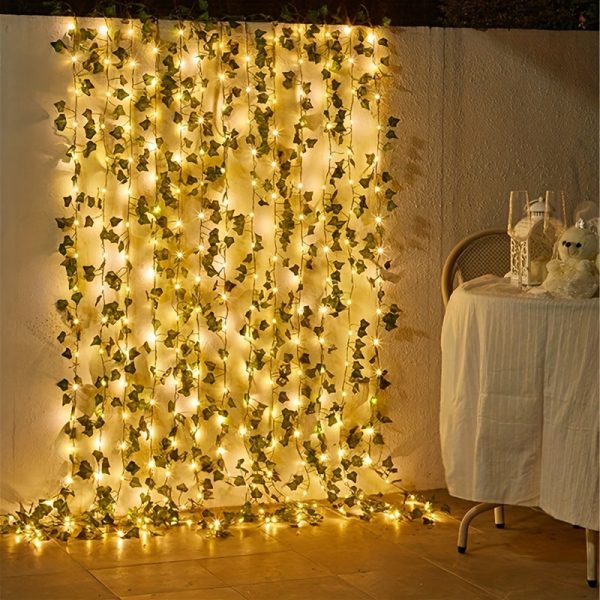Goodsright Decor Magical 5m Leaf Fairy LED String Lights - Battery Operated for Easy Decor in Home, Garden, & Events, Ideal Gift