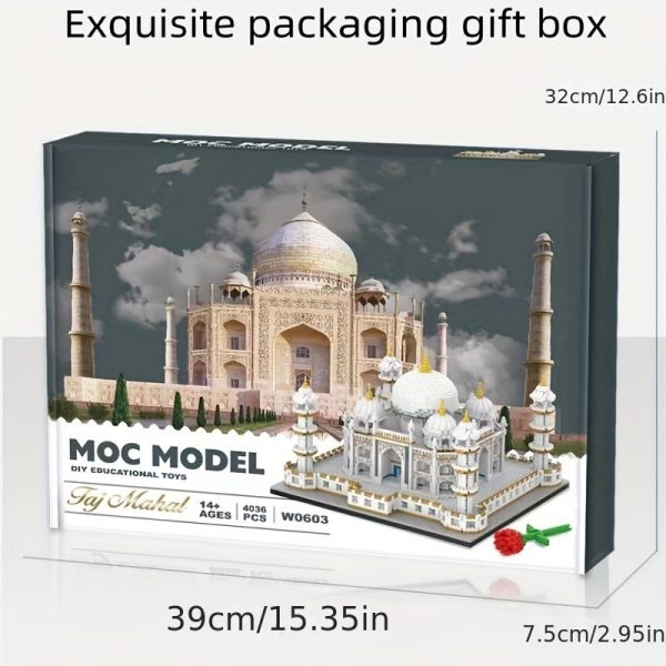 Goodsright Decor Building Blocks Taj Mahal Castle High Difficult Huge Shape Assembled Building Educational Toys