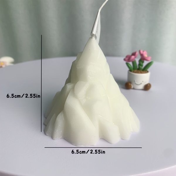 Goodsright Decor 1pc Iceberg Shape Candle Aromatherapy Candle Fragrance Candle Creative Gift Birthday Gift Box Set Home Decoration