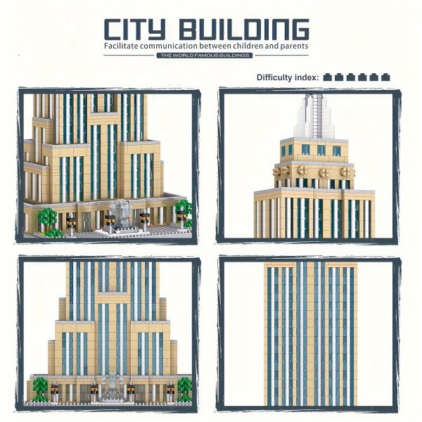 Goodsright Decor "Majestic Tower" Empire State Building Micro Blocks Set - 3819 Piece Architectural Model, Perfect For Home Decor & Birthday Gifts, Ages 14+