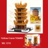 Goodsright Decor 980pcs Building Blocks, Exquisite Yellow Crane Tower Building Blocks, Building Puzzle Toy, Three-dimensional Puzzle