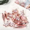 Goodsright Decor 40-Piece Christmas Decoration Set - Vibrant Balls, Ice Cones, and Snowflake Pendants for Magical Tree Display and Holiday Party Decor - Exclusively Designed for the Festive Season