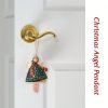 Goodsright Decor 4-Piece Set of Exquisitely Painted Metal Angel Ornaments - Delightful Christmas Tree Decoration, Creative Holiday Crafts Project, Whimsical Scene Decor, and More - Perfect for Home, Office, Party, and Festival Decorations