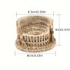 Goodsright Decor 1pc Exquisite Mini Roman Colosseum Ornament - Intricately Crafted Resin Statue Art for Bookshelf Home Living Room Office Cabinet Decor - Perfect for Valentines Day Christmas New Year Bonsai Sand Plate Decor