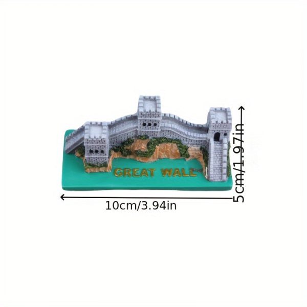 Goodsright Decor Resin Great Wall of China Miniature Sculpture, Moss Micro Landscape Decor, Aquarium Ornament, DIY Decorative Figurine