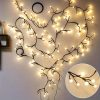 Goodsright Decor "Festive Radiance" 54 Led Fairy Lights - Usb Powered, Flashing Glow For Christmas, Halloween & Hanukkah Decorations, Outdoor Camping Ready