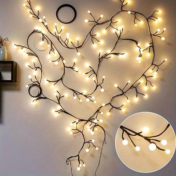 Goodsright Decor "Festive Radiance" 54 Led Fairy Lights - Usb Powered, Flashing Glow For Christmas, Halloween & Hanukkah Decorations, Outdoor Camping Ready