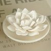 Goodsright Decor 1pc Exquisite Ceramic Flower-Shaped Aroma Diffuser - Empty Bottle for Custom Fragrance, Home Decor, Air Freshener, and Car Accessory for Wedding, Halloween, and Christmas Decorations