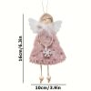 Goodsright Decor 3pcs Delightful Angel Girl Pendant Decor Set - Festive Charm Dolls for Christmas Tree, Home, Office & Party - Uniquely Crafted, Dazzling Scene Accent