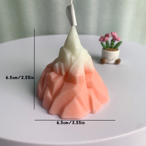 Goodsright Decor 1pc Iceberg Shape Candle Aromatherapy Candle Fragrance Candle Creative Gift Birthday Gift Box Set Home Decoration
