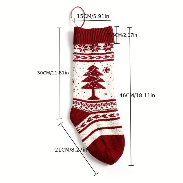 Goodsright Decor 4pcs, Reindeer Acrylic Christmas Stockings Candy Gifts Bag Hanging Ornaments, Scene Decor, Festivals Decor, Room Decor, Home Decor, Offices Decor, Christmas Decor