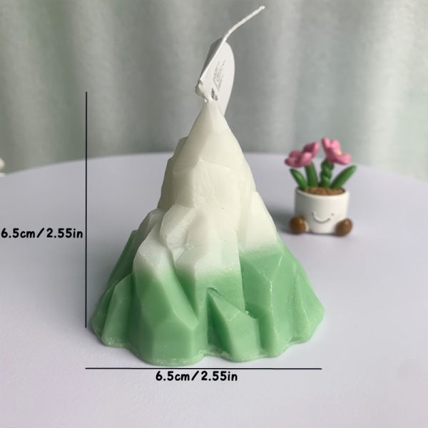 Goodsright Decor 1pc Iceberg Shape Candle Aromatherapy Candle Fragrance Candle Creative Gift Birthday Gift Box Set Home Decoration