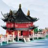 Goodsright Decor Yu Garden Zigzag Bridge 3D Stereoscopic Puzzle DIY Assembly Model Creative All-Metal Ornament