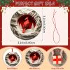 Goodsright Decor 1pc Exquisite Cardinal Christmas Ornament - Hanging Memorial Gift, Plastic Cardinal Bird Figurine for Christmas Tree Decorations, Xmas DIY Crafts, Universal Holiday Decor
