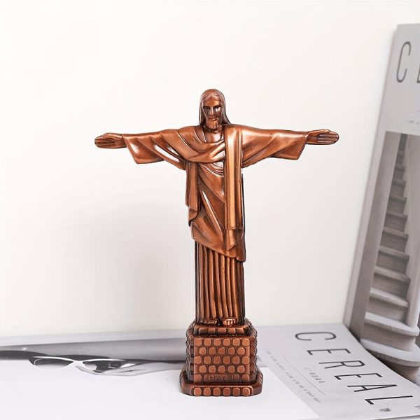 Goodsright Decor 1pc Brazilian Landmark Tourist Building Model Ornament, Iron Crafts Decoration Living Room Restaurant Holiday Gift Souvenir