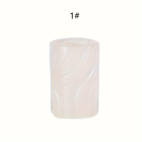 Goodsright Decor 4pcs/set Wave Cylindrical Candle Mold Set - Irregular Geometric Twisted Stripe Design - Durable Silicone for Resin & Gypsum - Unleash Your Creative Flame