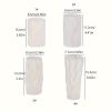 Goodsright Decor 4pcs/set Wave Cylindrical Candle Mold Set - Irregular Geometric Twisted Stripe Design - Durable Silicone for Resin & Gypsum - Unleash Your Creative Flame