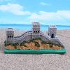 Goodsright Decor Resin Great Wall of China Miniature Sculpture, Moss Micro Landscape Decor, Aquarium Ornament, DIY Decorative Figurine