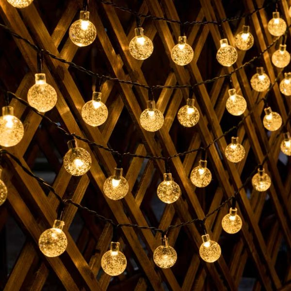 Goodsright Decor 100-Bulb Multi-Color LED String Lights 64ft - Waterproof, Dimmable Globe with Timer, 8 Modes - Perfect for All-Year Festivities